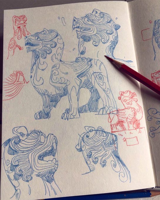 Sketches from a visit to @metmuseum ;) 