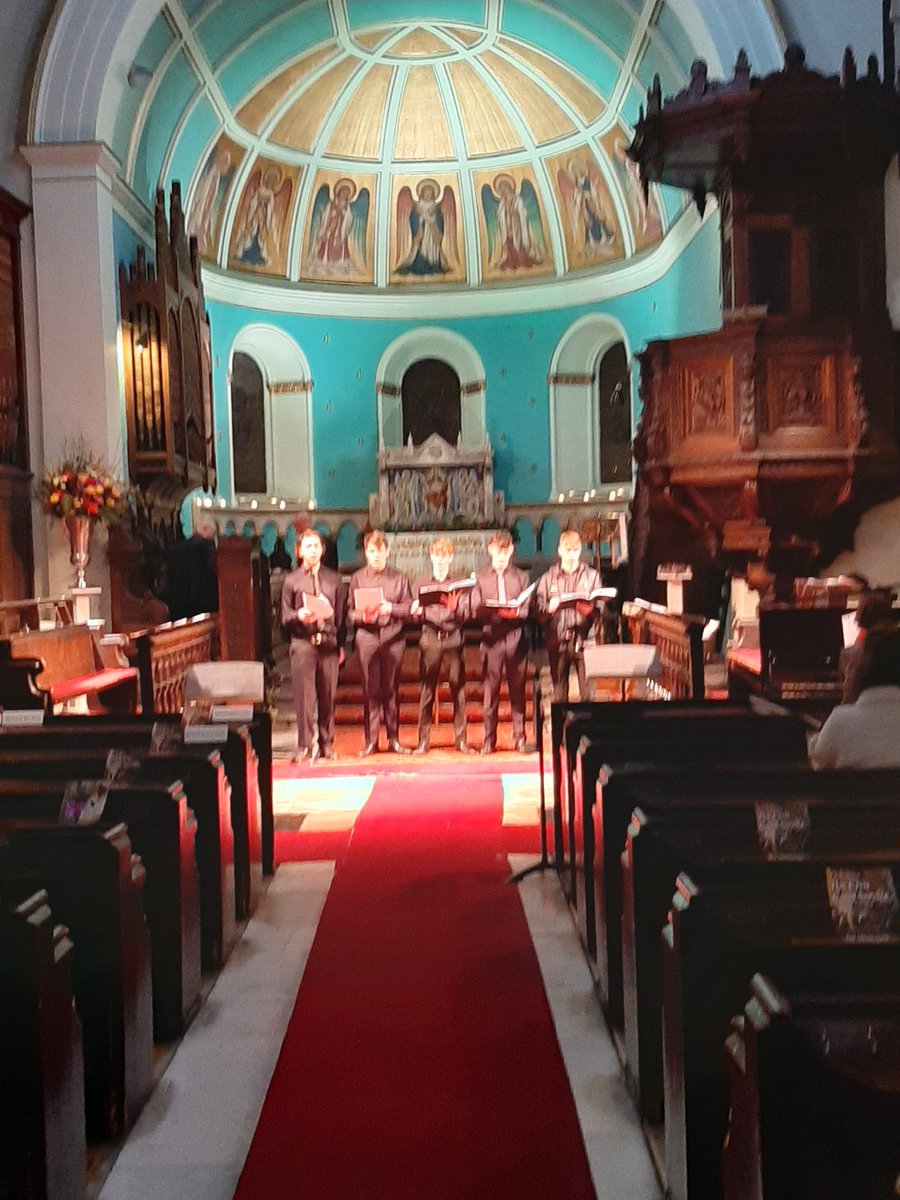 Rehearsals underway for #carolsbycandlelight at St Stephens,  
The Pepper Canister <a href="/MerrionSqDub/">Merrion Square</a>
