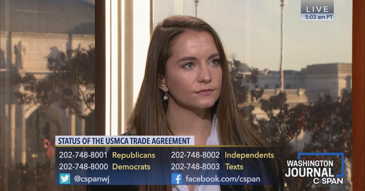 . <a href="/politico/">POLITICO</a> trade reporter <a href="/mmcassella/">Megan Cassella</a> answers some need-to-know questions about #USMCA via <a href="/cspanwj/">Washington Journal</a>, like how is it different than #NAFTA, what's the deal's status in Canada and Mexico, and what does the ratification process look like in the US? buff.ly/2LEP21s
