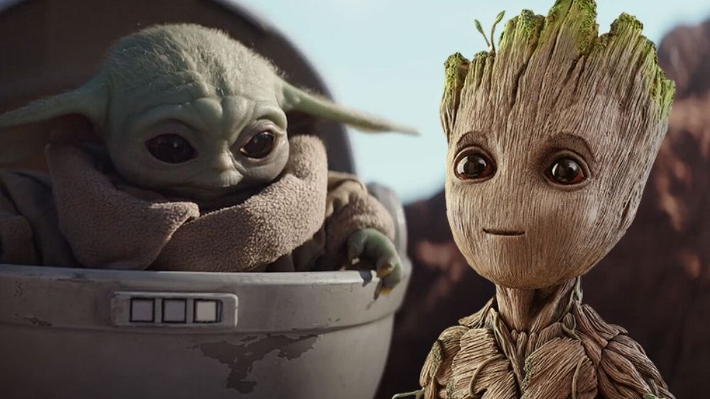 Flavia Dzodan I M Waiting For The Baby Groot And Baby Yoda Go On Adventures Together Crossover Please Someone Make It Happen