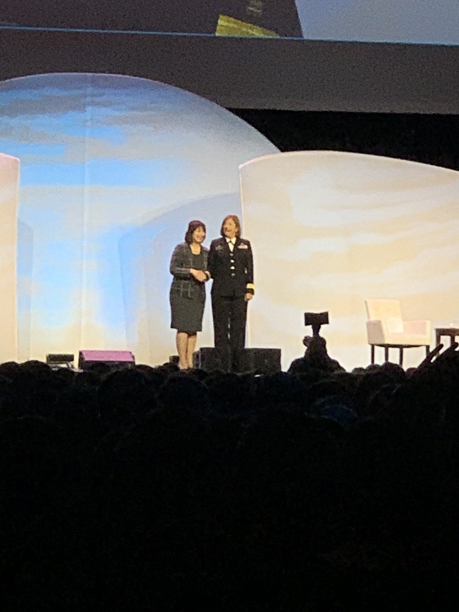 danbuffington's tweet photo. Congratulations to Rear Admiral Pamela Schweitzer fo receiving the #ASHP2019 Distinguished Leadership Award!!! Well deserved https://t.co/lOv7Z0S1cB