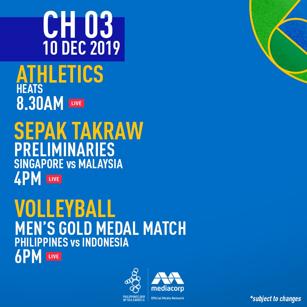 Mediacorp Channel 5 tweet media