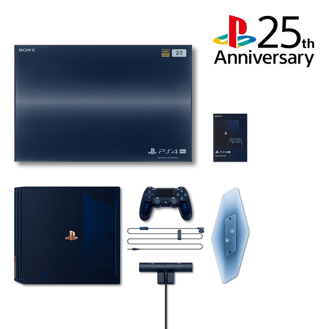 Last year, the 500 Million Limited Edition PS4 Pro celebrated a monumental milestone of total PlayStation units sold.

Thank you for helping make it happen 💙 #25YearsOfPlay