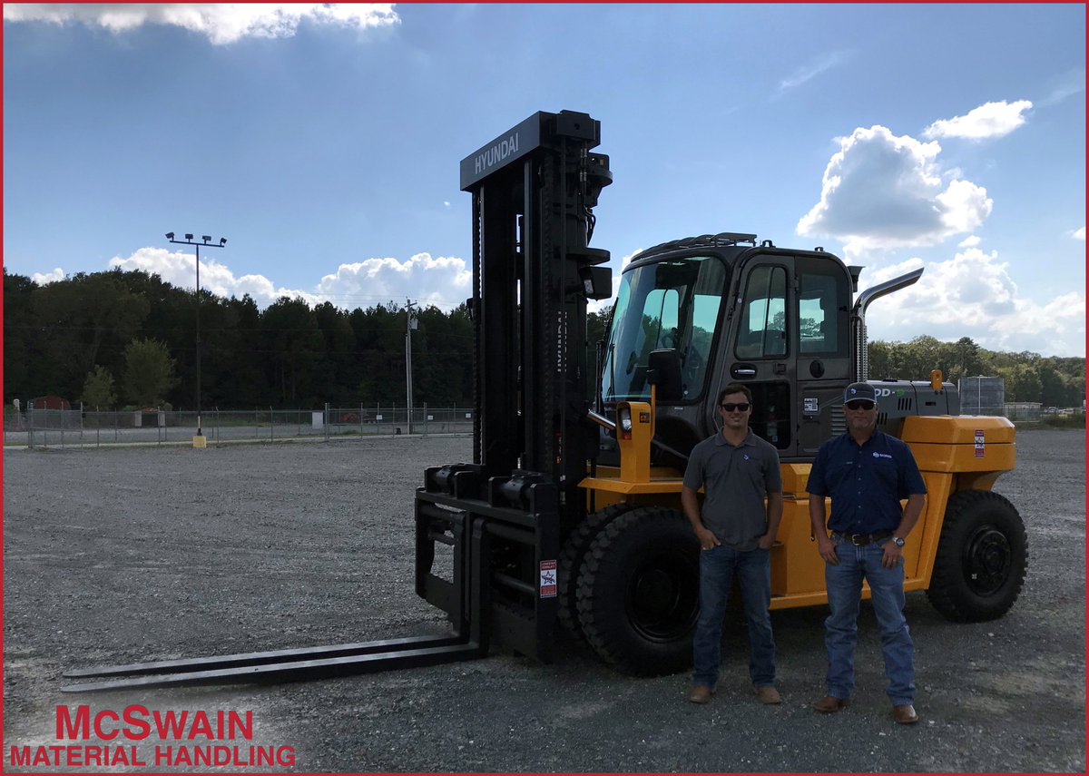 McSwainMatHan's tweet photo. Looking for a great all-round big #forklift?

The powerful @HyundaiMH 110D-9 is high on safety and cost-effectiveness, as well as operator comfort. More power and less noise, means better lifting capacity and less distractions! Call now for a quote (318) 636-3488 or come on by! https://t.co/AFnc3A4t9d