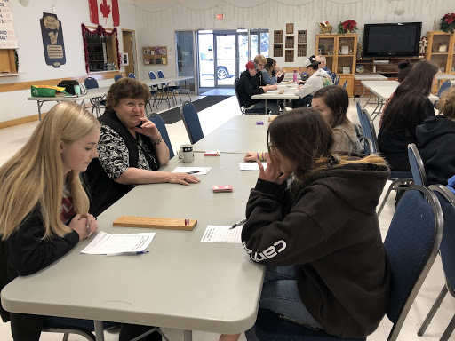 ngpshth's tweet photo. Mrs. Woodfords Math students spent Friday afternoon playing cribbage with our local seniors. #Numeracy #CriticalThinking #EngagedConversation #Community #WeLoveMathGames https://t.co/ITaRy1u31H