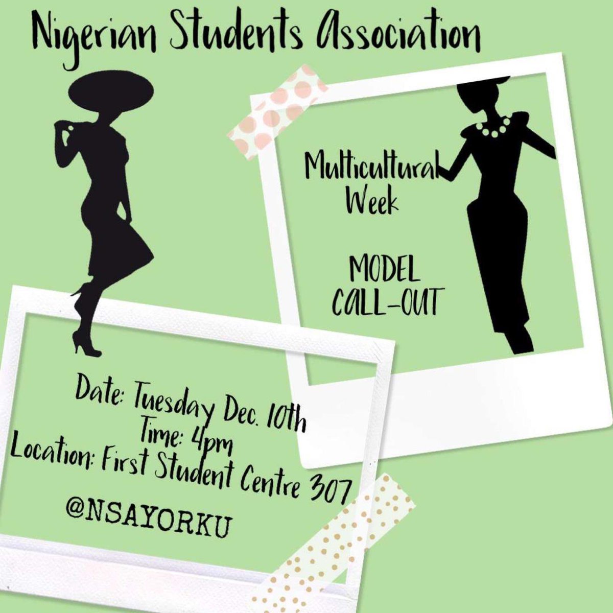 Nsayorku's tweet photo. TOMORROW ‼️‼️ We will be having model call outs for MCW at 4pm FSC Room 307 ☺️ Be sure to come out  and be part of this amazing week at York University ❤️ DM us if you have any questions 😌 https://t.co/hi87dz9fDE