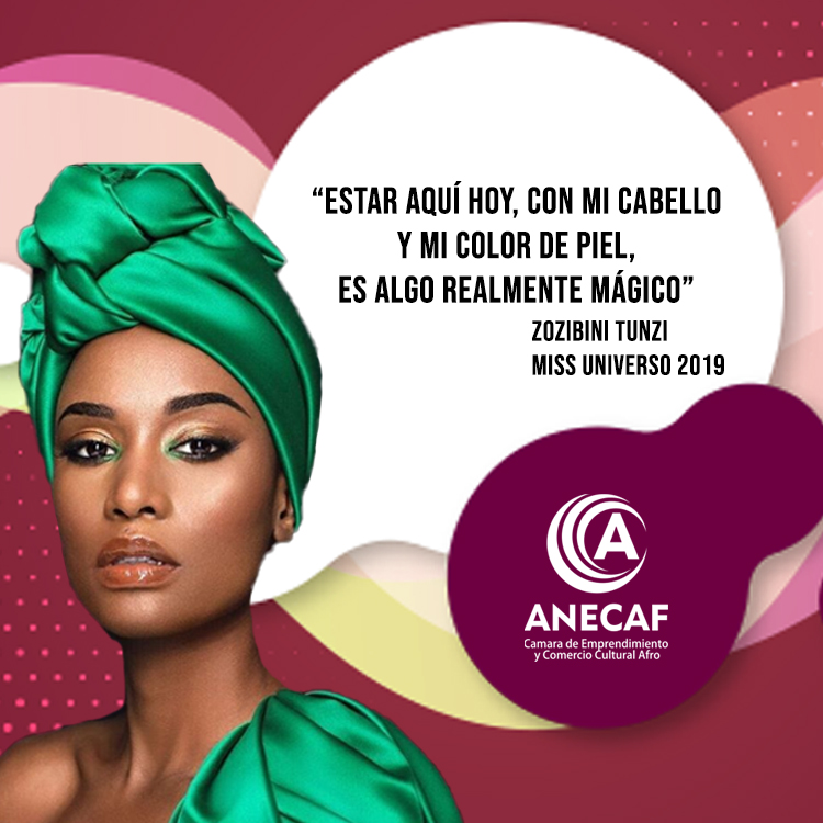 CaliAfroshow's tweet photo. Felicitaciones a esta hermosa mujer afro @zozitunzi  @MissUniverse Una mujer de liderazgo #Anecaf #Semadadelamodaafro https://t.co/vzEVtk4Qcr