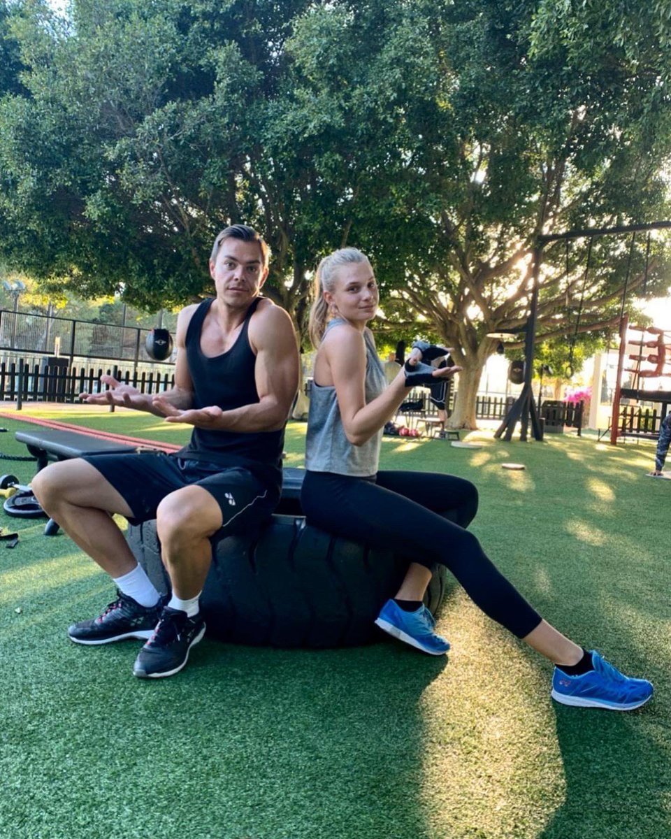 D_Yastremska's tweet photo. Not everything is as easy as it seems💪🏼😅🙏🏼🤛🏼👊🏼😛 #DY #DYteam #preseason #week3 #rule2 #staypositive @BigSascha https://t.co/WSmCoUFJV0