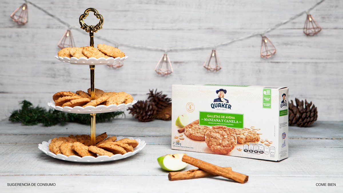 Una época perfecta para compartir, creando tu propia mesa de galletas Quaker®.