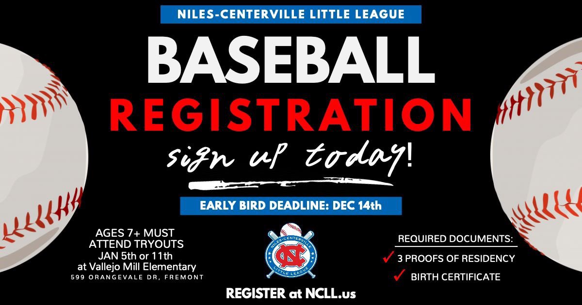 NilesLLbaseball's tweet photo. Register today for the spring 2020 season! https://t.co/zYMah5MOBr