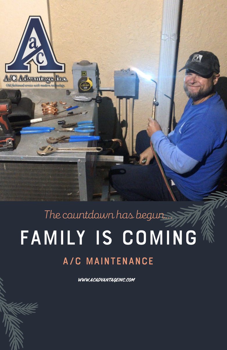 ACADVANTAGEINC's tweet photo. Tis the season for family ,friends , and fun . Everything working up
to speed ? 
https://t.co/55lNYHTpRH
 #walkinfreezers #commercialacspecialsts #maintentance #electric #trainedactechs  #residentialac #commercialac #poolheaters #acadvantage  #icemachines https://t.co/wCjPGRE22M