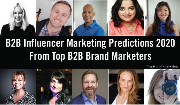 In 2020, I predict 🔮 that brands will increasingly collaborate and co-create content through real-life activations with external experts that influence their target audience. @JanineWegner #B2BInfluencerMarketing #MarketingPredictions buff.ly/2PwPoIV via @toprank