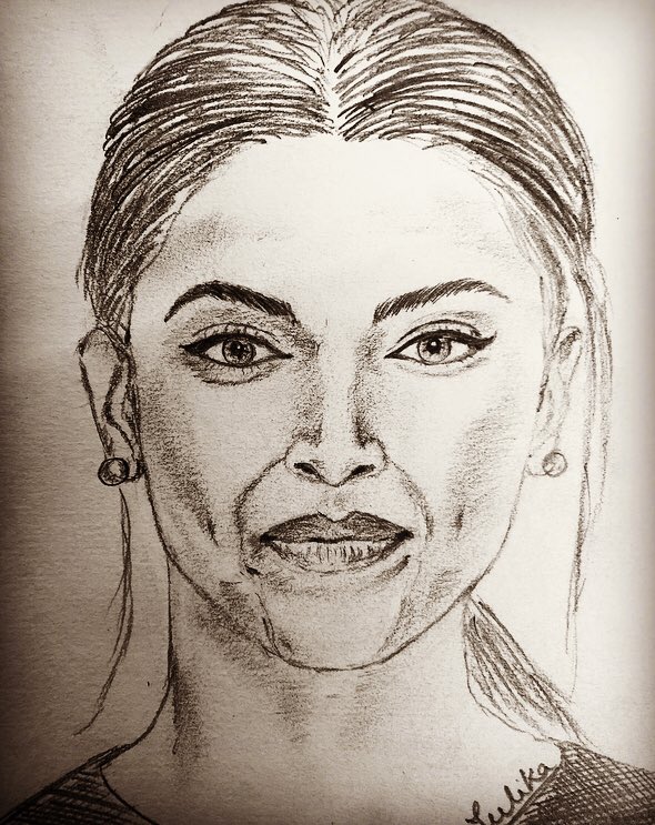 tulika23anand's tweet photo. Tried making the portrait of @deepikapadukone once again - the mesmerising beauty and a wonderful soul! #Bollywood #superstar #thehighestpaidactress #Hollywood #ArtistOnTwitter #DeepikaPadukone #artoftheday #Pencildrawing #sketch #sketchoftheday #portrait #fan #deepikafan https://t.co/cDRC16rARB
