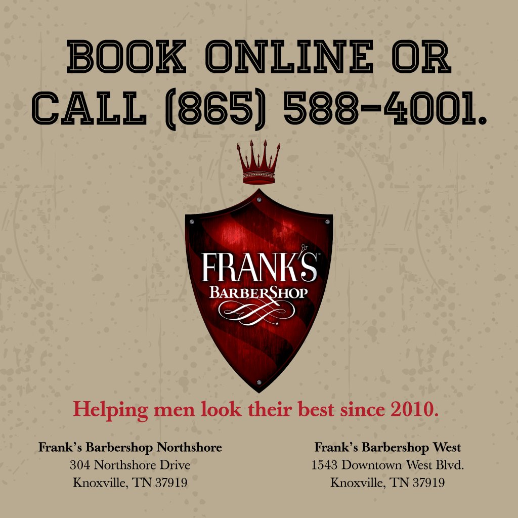 Look your best this holiday season. 🎄Book online at franksbarbershop.net or by calling (865) 588-4001. 
📆💈

#franksbarbershopknox #franksmoments #gambuzzasbarbershop #bestbarbershopknox