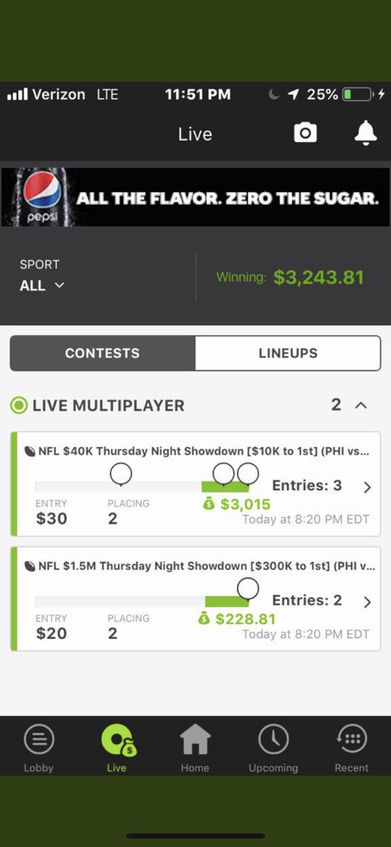 DFSWinning0's tweet photo. 🏈MNF SINGLE SLATE TONIGHT🏈 lets takeover! We’re having holiday promos, join &amp; win tonight! Our NBA/NFL packages come with:
-full lineups daily 
-advice on where to play them
-tips on bankroll management &amp; much more! PROMOS👇 https://t.co/1eDH6sYzwj https://t.co/rO4y7lCxIb