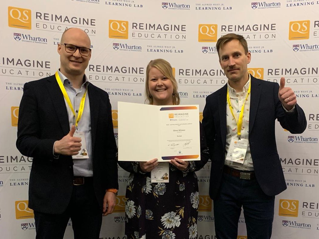 Qridi was handpicked as the Europe Silver Winner from over 1500 submitted education projects! #Reimagine19 

'1518 projects submitted for this years Reimagine
 Awards and only 15% shortlisted. This is the largest educational award conference in the world.'