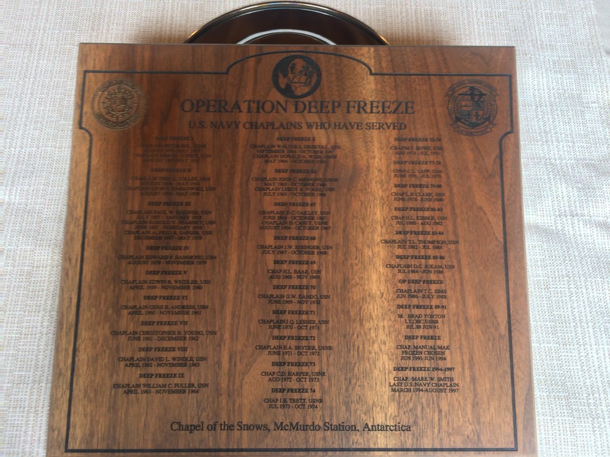 Lt. Col. James Buckman - South Pole tweet media