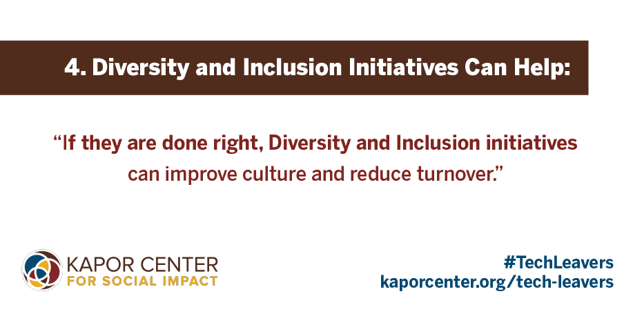 KaporCenter's tweet photo. Does tech culture create a revolving door for underrepresented groups? Our research says YES! #TechLeavers: https://t.co/seThzdPxpr https://t.co/wGY6RPmqYu