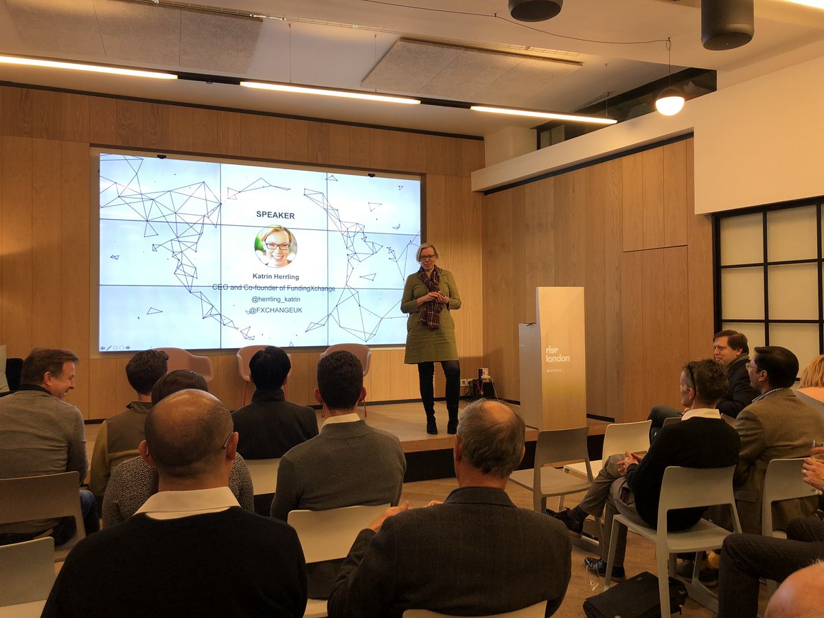 clarewhite200's tweet photo. Pleasure to be hosting our second 'behind the hype' meet up with @FinastraFS @ThinkRiseLDN ! Today we're looking at LENDING! Two great FinTech members speaking on their area of expertise @herrling_katrin @FundingXchange and @joinstepladder ! Love following their journey. https://t.co/NWPiINbtIj