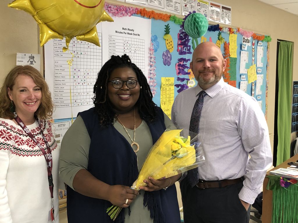 VwsdAOI's tweet photo. Congratulations to Brittany Prowell, 7th grade math teacher,  Academy of Innovation’s Teacher of the year. https://t.co/MSG1HavoJA