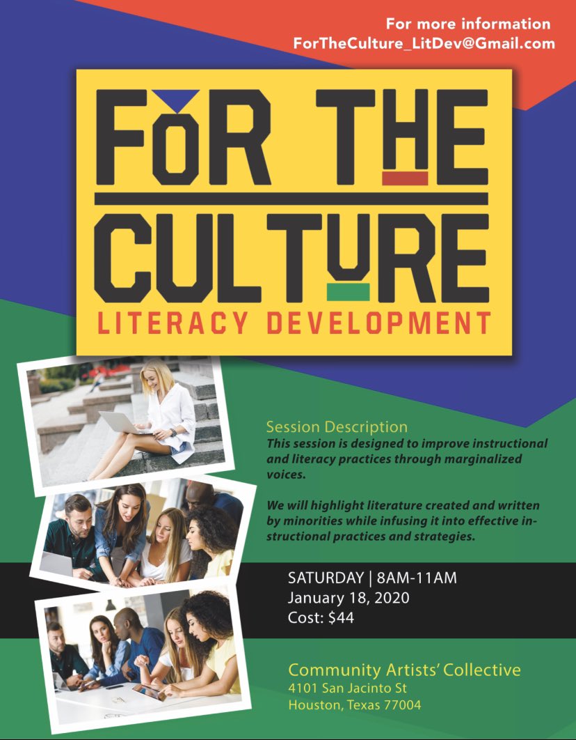TamikaBartley's tweet photo. Weβll be highlighting literature created and written by minorities while infusing it into instructional practices. Join us ππΎββοΈ at https://t.co/edMce03g9S #FortheCulture #LiteracyDevelopment #ClassroomLearning #StudentImpact #MarginalizedVoices #FullRepresentation https://t.co/1zk1XY38tO