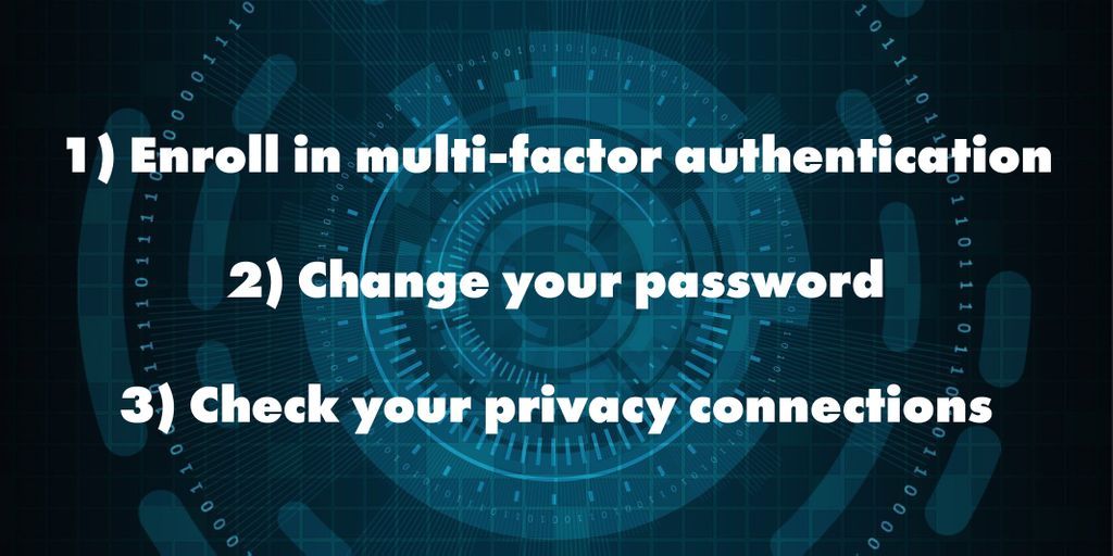 This winter learn how to #BeCyberSmart 💻🔒 Here are 3 things you can do right now to protect yourself. Learn more here: bit.ly/2OXqKSw
