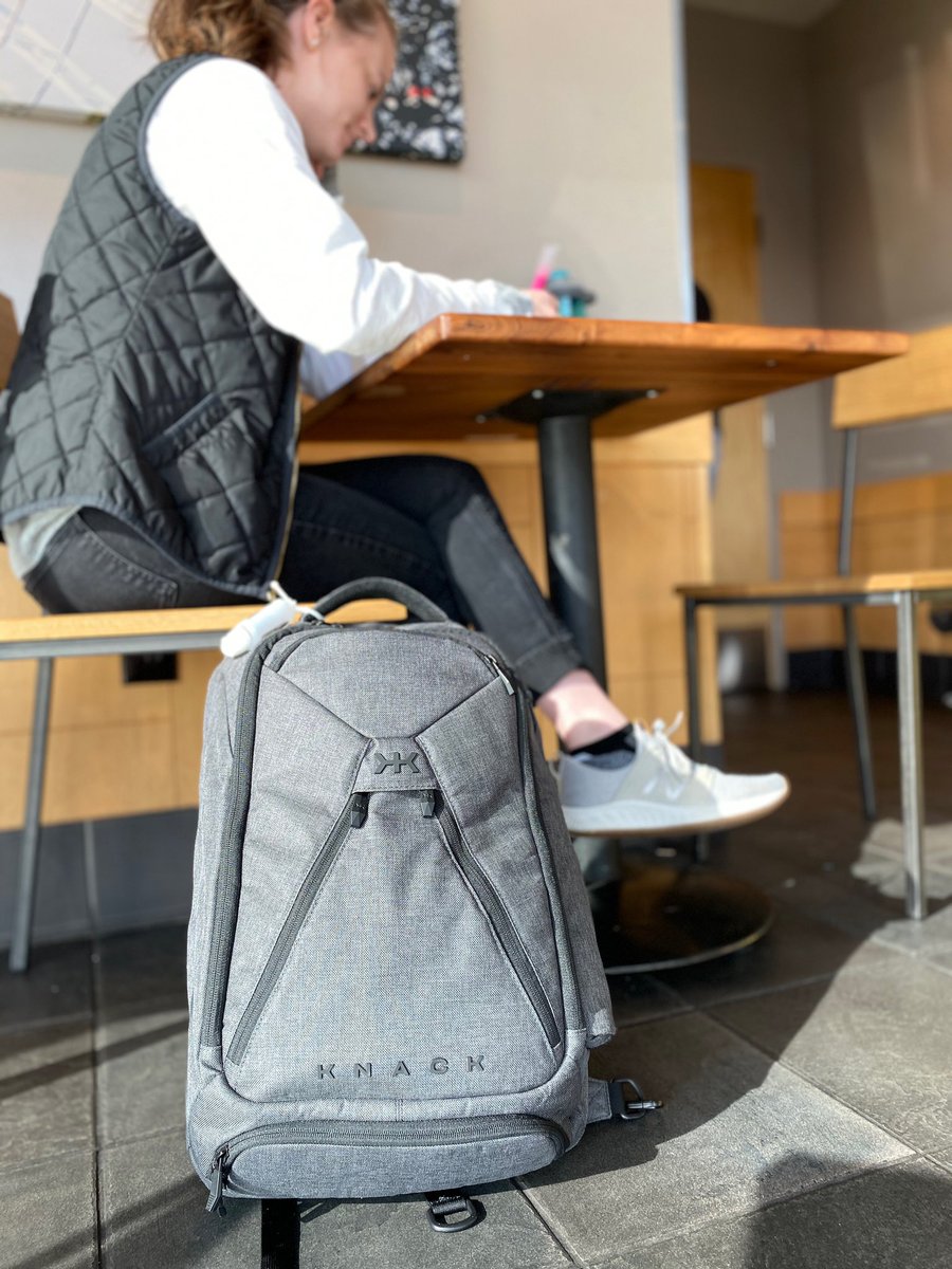 MonicaMathis_'s tweet photo. Knocking out my last finals of PT school with the help of my #gifted Knack Bag! It helps me keep track of all the survival essentials, like my written notes, iPad for lectures, earphones, snacks, and more. Ready to see how my @KnackBags product will ease use during clinicals! https://t.co/1CerCL4mlo