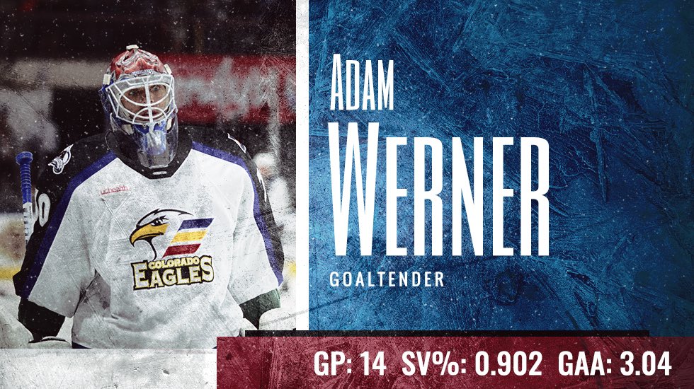 Adam Werner is back.

#GoAvsGo