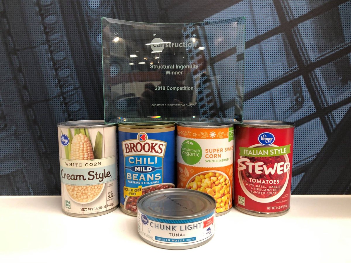 Kraemer Design Group took home the Structural Ingenuity Award at <a href="/AIADetroit/">AIA Detroit</a>'s #CANstruction 2019! A big thank you to everyone who donated their time, effort and dollars. We are only able to participate in this event with your support, which in turn aids <a href="/Gleaners/">Gleaners Community Food Bank</a>.