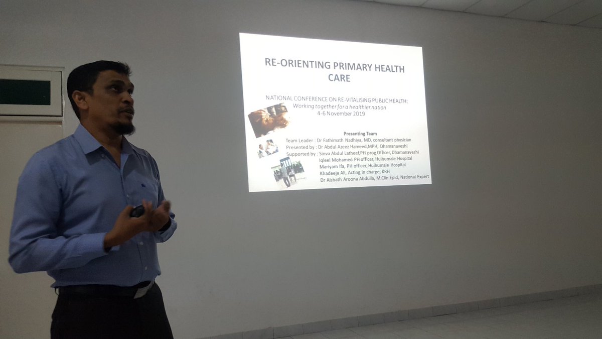 FAAFUHOSPITAL's tweet photo. Re-Orient Primary Health Care presentation
by Dr Abdul Azeez Hameed https://t.co/We4PDxmHkN