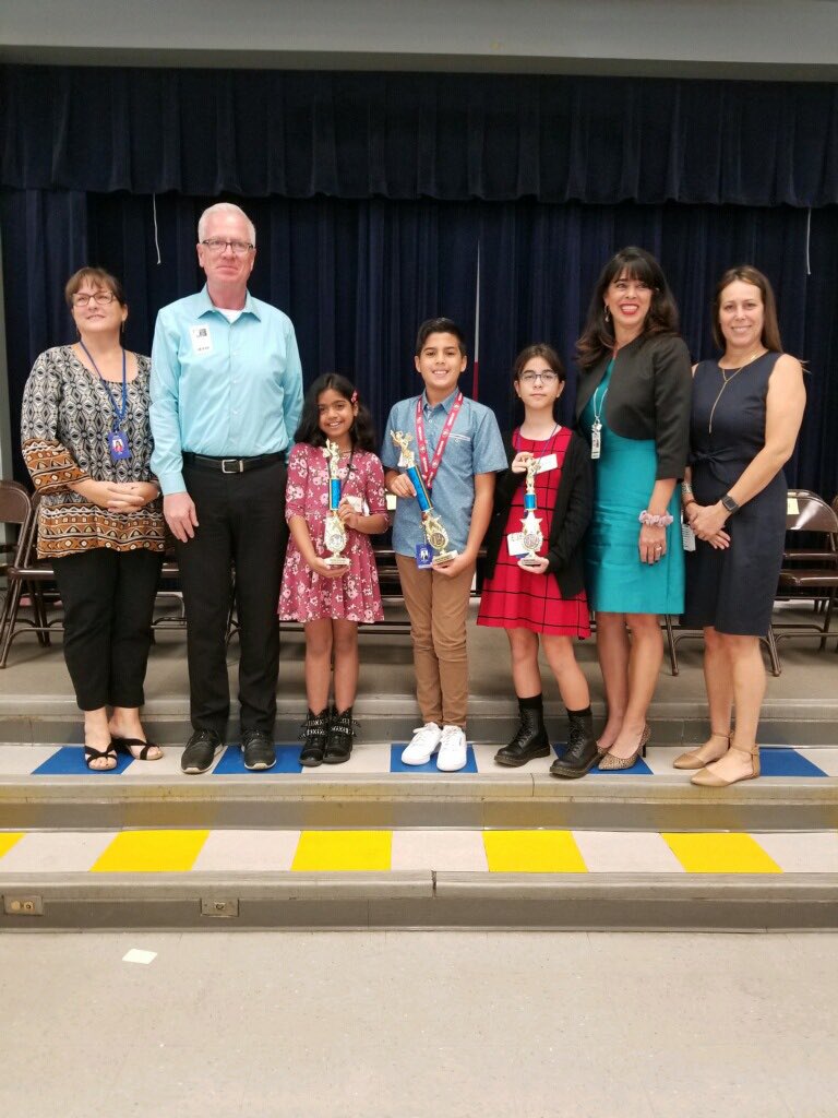 Congratulations to our Spelling Bee 🐝 Winners today!  So proud!