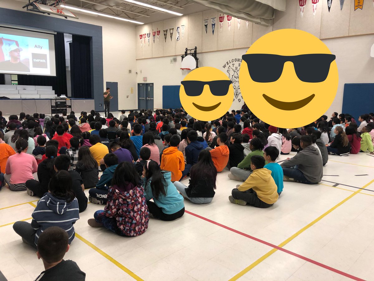 StonebridgePS's tweet photo. Thank you @YouthSpeakCAN for engaging our students in conversations around bullying, inclusion, allyship, Mental Health and the power of words and kindness. #inclusivedesignED #antibullying https://t.co/NIpadfK6wz