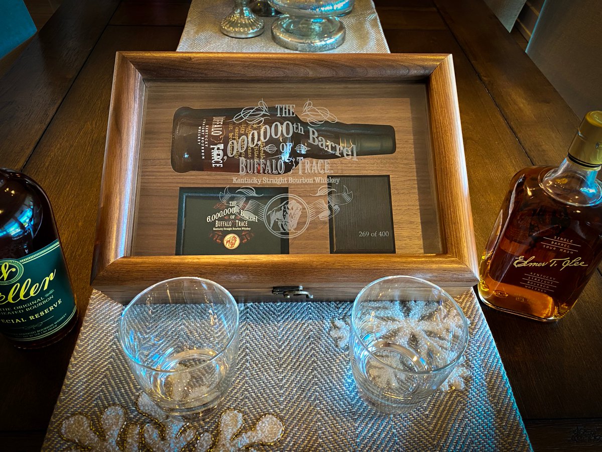 The Wilson Van (@thewilsonvan) on Twitter photo Here's your chance to gift with purpose 🥃 All proceeds to Wounded Warriors Abilities Ranch of FL 🇺🇸
go.rallyup.com/buffalotrace
<a href="/HeyJustinHerman/">Justin</a> <a href="/csjk4/">Smith</a> <a href="/micvpor/">Mick Porter</a> @JayLester7 <a href="/lance_carplan/">C Lance Carpenter Go</a> <a href="/dannnyleland/">D-Unit</a>
#BuffaloTrace #SixMillionthBarrel #BourbonHistory #Bourbon #RockWithPurpose Here's your chance to gift with purpose 🥃 All proceeds to Wounded Warriors Abilities Ranch of FL 🇺🇸
go.rallyup.com/buffalotrace
<a href="/HeyJustinHerman/">Justin</a> <a href="/csjk4/">Smith</a> <a href="/micvpor/">Mick Porter</a> @JayLester7 <a href="/lance_carplan/">C Lance Carpenter Go</a> <a href="/dannnyleland/">D-Unit</a>
#BuffaloTrace #SixMillionthBarrel #BourbonHistory #Bourbon #RockWithPurpose