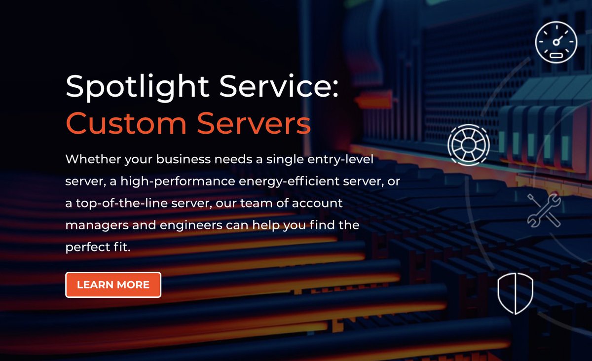 Pronetworkus1's tweet photo. Whether your business needs a single entry-level server, a high-performance energy-efficient server, or a top-of-the-line server, our team of account managers and engineers can help you find the perfect fit https://t.co/yhBz2xbCQT #ITservices #NetworkHardware #Servers #BestBrands https://t.co/n0hC4dVvE4