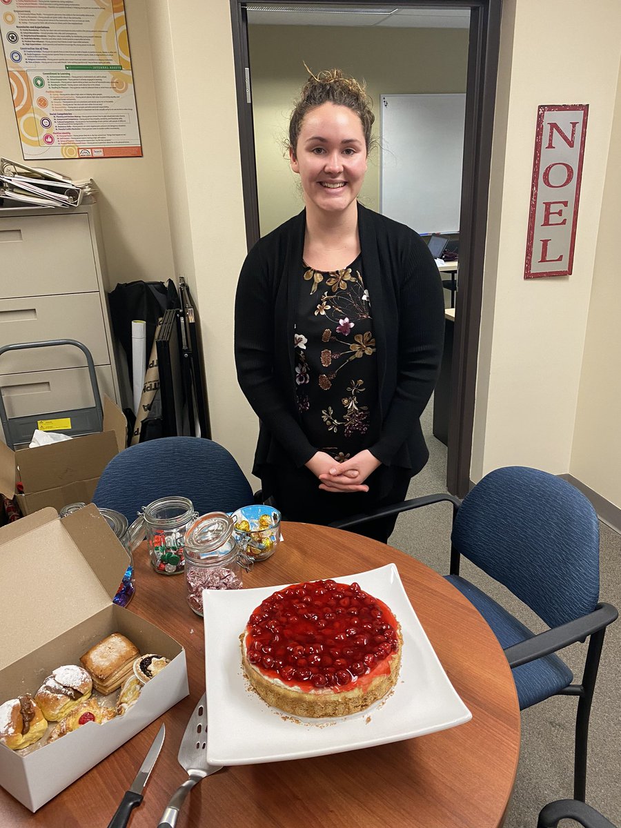 HCDSB's tweet photo. Happiest of birthdays to the wonderful Zoe in Research Services! ππ #CheesecakeforDays https://t.co/A9q3HorXbN