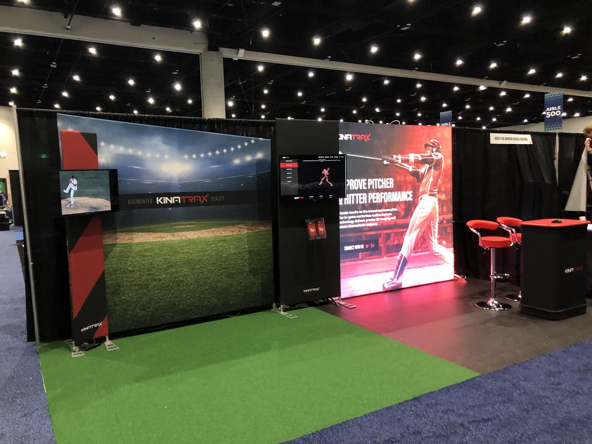 zapcreative's tweet photo. KinaTrax is set and ready today in #SanDiego for #MLBWinterMeetings https://t.co/aJYTfMxkgz