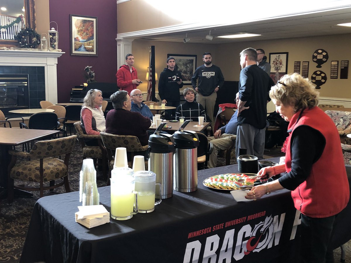 Great to get some one on one with Larry MacLeod today <a href="/MSUM_MBB/">MSUM Men's Basketball</a> <a href="/MSUMDragonFire/">Dragon Fire</a>