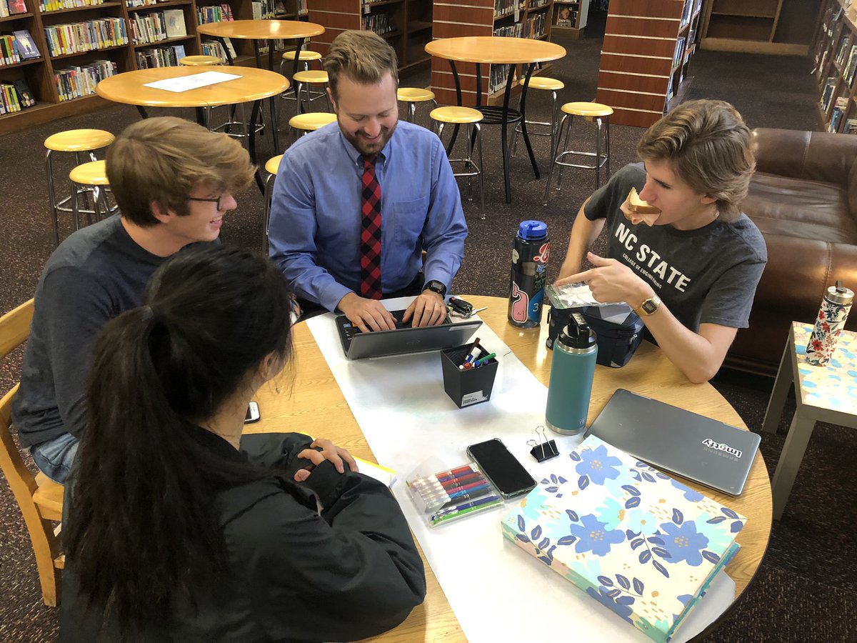 BITZ committee is working hard with Mr. Windham #beinthezone #turnoffyourphone