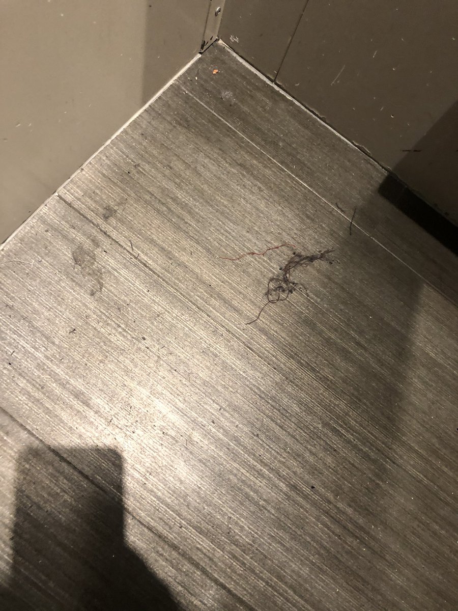 Beth497's tweet photo. @NewLookHelp I have never witnessed anything like this in my life when it comes fitting rooms. I actually felt physically sick! The new look in the metro centre needs to have serious words with themselves to have their shop in this state... actual blood smeared on the walls 🤢 https://t.co/q6zFLhZ3yt