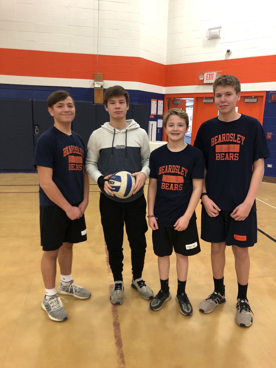 last weeks volley ball champs!