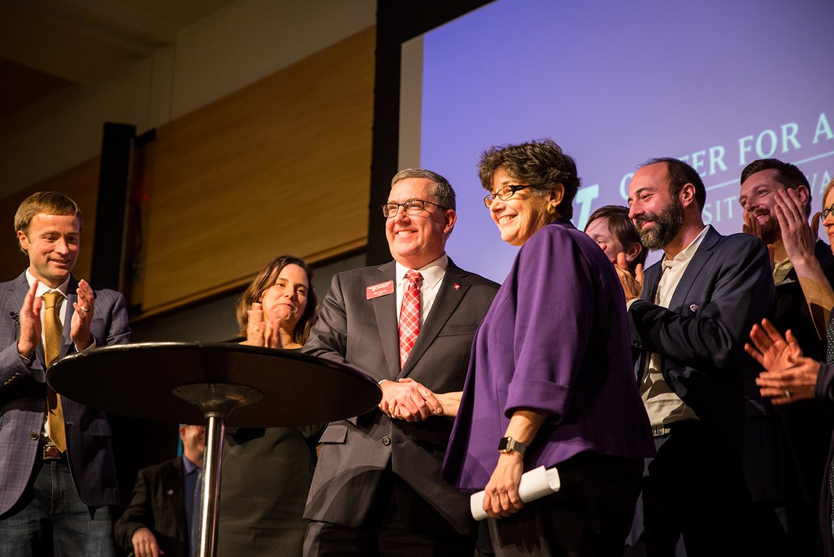 WSU President Kirk Schulz and UW President Ana Mari Cauce