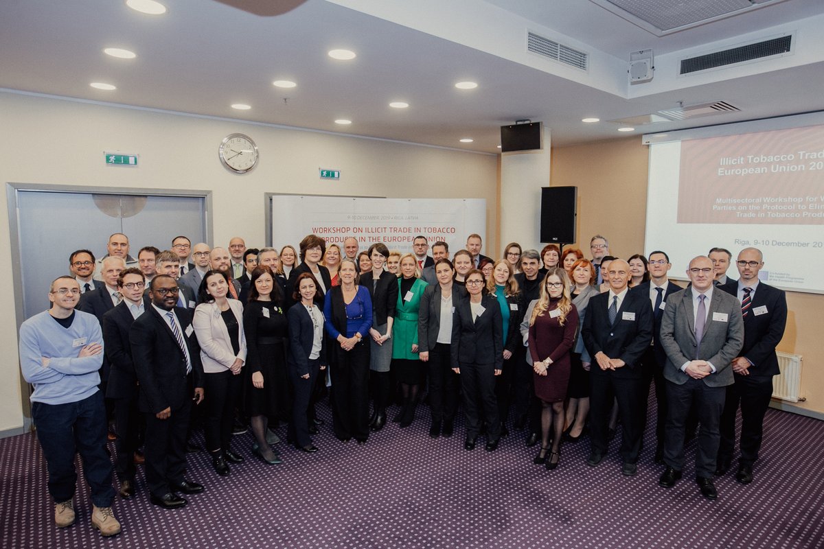 FCTCofficial's tweet image. 📍Press release 📍
More than 40 delegates representing 11 European countries met in Latvia for a workshop on illicit trade in tobacco products &amp;gt;&amp;gt;
bit.ly/2E04mBR
#IllicitTradeProtocol 
#illicitradetobacco
#UNTobaccoControl