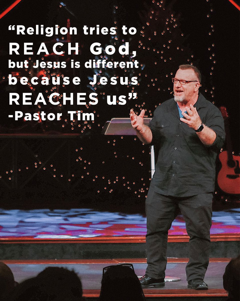Countryside_CC's tweet photo. “Religion tries to 
reach God,
 but Jesus is different
 because Jesus
 reaches us”

-Pastor Tim
Yesterday was the first week of our new series "seeking the savior", if you missed it make sure to check it out online (the link is in our bio)! https://t.co/YWTX3MWc6y