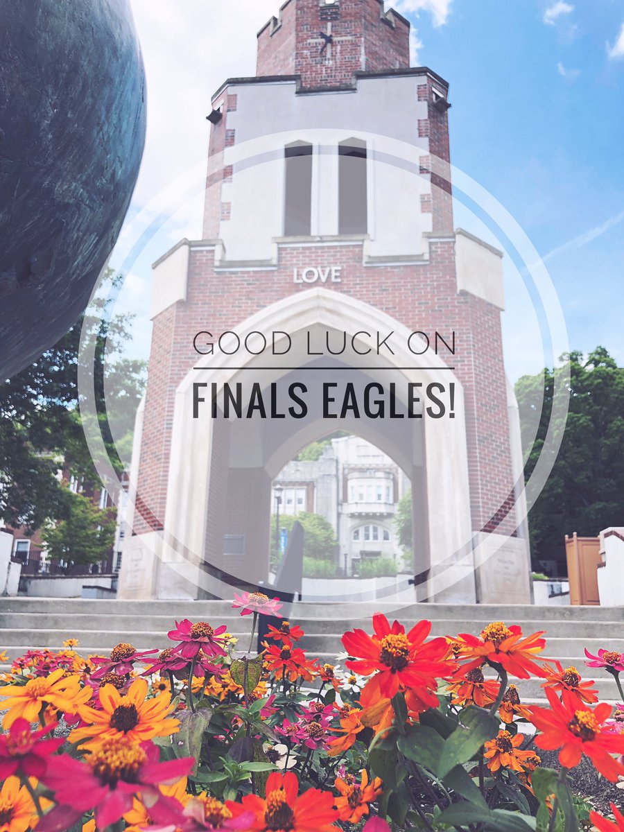 Good Luck on Finals this week Eagles!