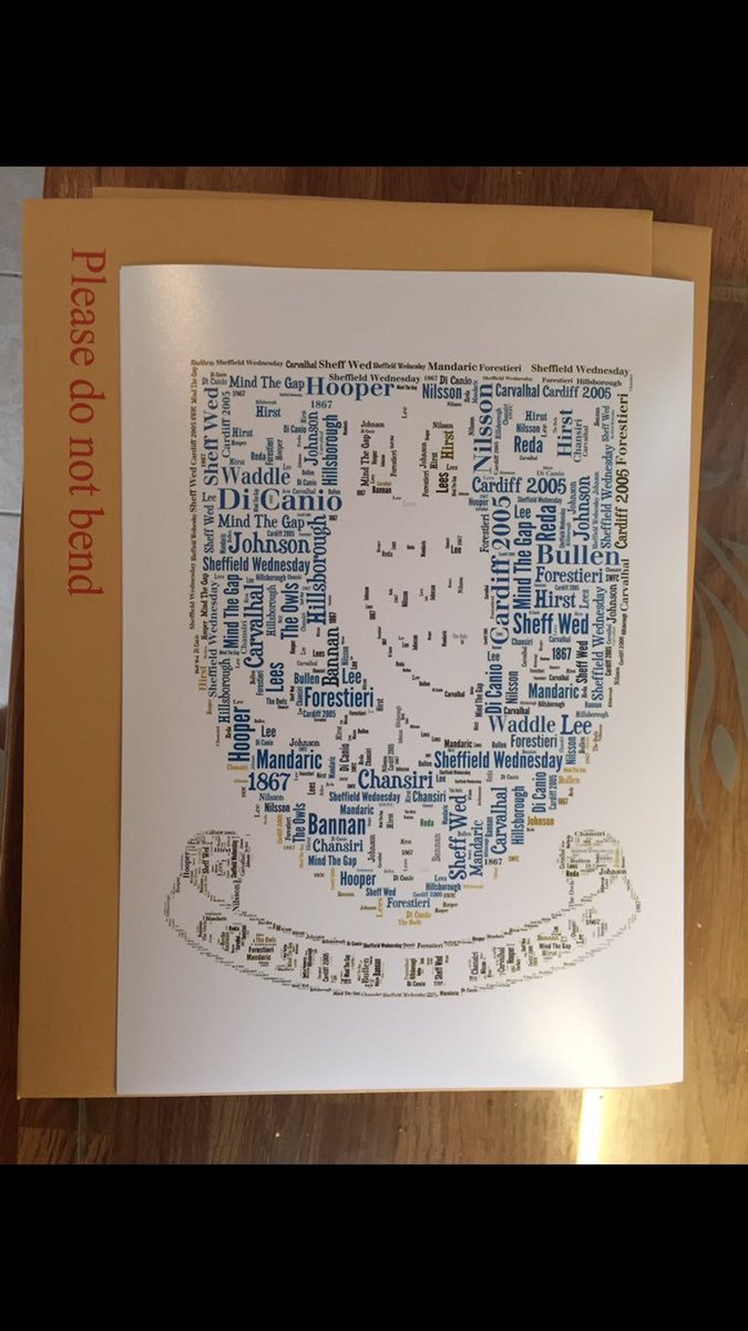 AGT79's tweet image. @BullenFootball Retweet please m8?
Tonight is Sheffield Wednesday 🦉 🦉 
I’m giving one of these prints to a follower Tuesday night
Retweet this and make sure you are following me 👌#wawaw #swfc