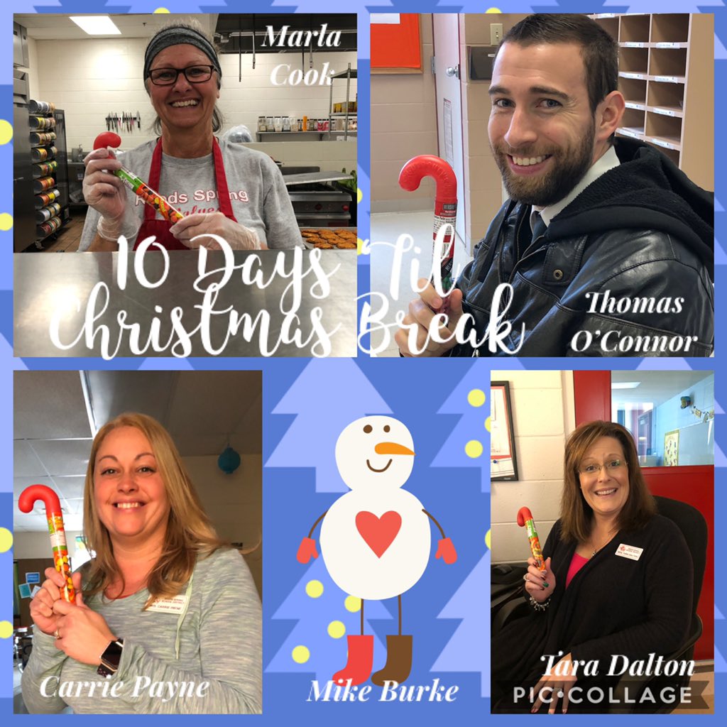Our little elf has been busy today! Ten days ‘til Christmas break, friends! Wonder who Elf Tina will visit tomorrow?!? #ONEwiththePACK <a href="/RSWolves/">Reeds Spring Schools</a>
