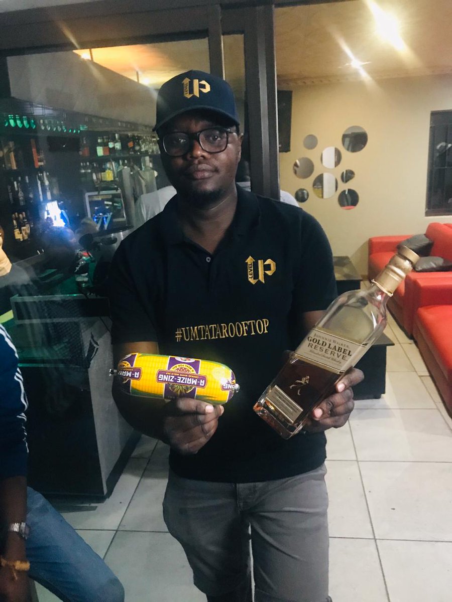 Tantrumconsult's tweet photo. @Ama-maize-zing Pap and @UmtataRooftop Sundays... Food pairing have some pap and meat thereafter have a whiskey.... 

#PapaYodumo
#JWGoldLabel https://t.co/MzRj6qetgt