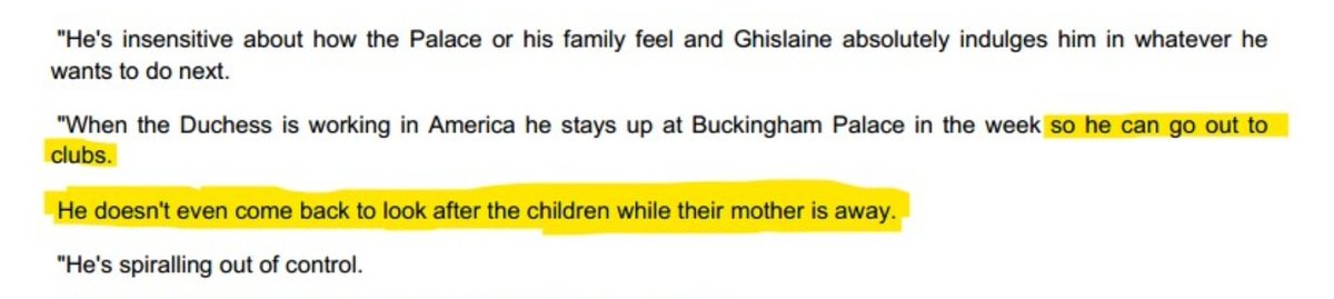 So he was home with the children, was he? And Andy and Fergie took it in turns to look after the kids when the other was away on business ...Well, this 2001 article states otherwise: