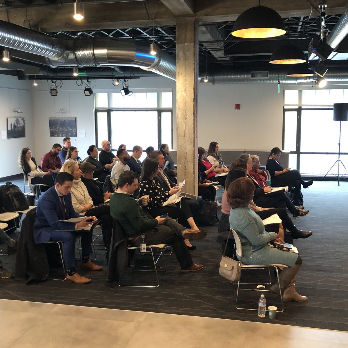 The last Mayor’s Tech Council meeting of 2019 is taking place this morning. Thx 🙏🏾 to @McClatchyNVL for hosting the conversation. Covering everything thing from #EconomicGardening to #SUTL innovation grants to #AggieSquare and more.