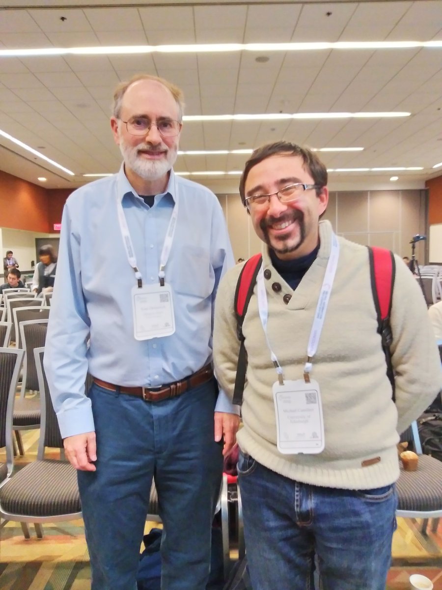 MichaelPJCamil's tweet photo. Thanks to the organisers of NewinML for a wonderful lineup... Here's me with Tom Dietterich! https://t.co/Gvcg08xTrF